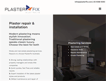 Tablet Screenshot of plasterfix.com